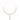 Graduating Flower Baguette Necklace 10K Gold