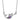 Sterling Silver Rh-plated Crystal Mermaid 17.25 w/2in Necklace - View 1
