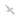 10k Gold Diamond Cross Pendant