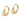 14k Madi K CZ Heart Leverback Earrings - View 2