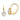 14k Madi K CZ Heart Leverback Earrings