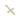 10k Gold Diamond Cross Pendant