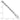 10k White Gold Diamond-Cut Rope Chain Necklace, 3.25mm - Image 2