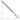 10k White Gold Diamond-Cut Rope Chain - 3.5mm Modern Elegance - Image 2