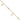 10k Gold Polished Cross Dangle Bead Anklet with Extender - Image 1