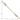 10K Two-Tone Infinity Anklet with 5 Stations - Adjustable 10 Inch Length - Image 3