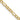 10k Yellow Gold 16 inch 2.5mm Semi-Solid Figaro Chain