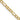 10k Yellow Gold 16 inch 2.5mm Semi-Solid Figaro Chain