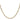 10k yellow gold 3.5mm semi-solid Figaro chain necklace - 24 inches - Image 2
