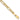 10k Yellow Gold Semi-Solid Figaro Chain - 8 Inch, 4.2mm Bold Links - Image 1