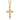 Tri-Color 10k Gold Cross Necklace - Modern Religious Jewelry for Everyday Wear - Image 1