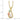 10K Tri-Color Gold Necklace with Freshwater Pearl Accents - Image 3