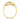 10k Gold Love You Forever CZ Statement Ring - Image 4