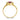 10K Red and White Gold Heart Ring with CZ Accents - Image 1