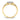 10K Gold Circle CZ Ring for Effortless Chic Style - Image 1