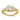 10K Gold Polished Ring with Sparkling CZ Accents - Image 1