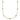 10k Polished Bezel-set Round CZ 9-Station 17.5 inch Necklace