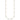10k Gold Bezel-Set Round CZ 21.5-Inch Station Necklace - Image 2