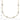10k Gold Bezel-Set Round CZ 21.5-Inch Station Necklace - Image 5