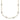 10k Polished Bezel-set Round CZ 14-Station 21.5 inch Necklace
