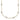 10k Polished Bezel-set Round CZ 14-Station 21.5 inch Necklace