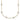 10k Polished Bezel-set Round CZ 14-Station 21.5 inch Necklace