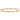 10k Gold Polished Spiral Link Bracelet - 7.25 Inches of Modern Style - Image 3