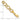 10k Gold Triple Link Charm Bracelet for Effortless Style - Image 2