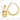 10k Gold Tapered Hoop Earrings - 10.5mm Modern Sophistication - Image 4