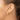 10K Gold Hinged Hoop Earrings with Sparkling CZ Detail - Image 2