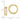 10K Gold Hinged Hoop Earrings with Sparkling CZ Detail - Image 3