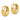 10K Gold Polished Huggie Hoop Earrings for Effortless Everyday Style - Image 2