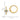 10K Gold Evil Eye Hinged Hoop Earrings with Clear and Blue CZ - Image 4