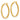 10k Gold Greek Key In/Out Square Tube Hoop Earrings - Image 2
