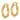 10K Gold Twisted Tube Hoop Earrings - Modern Chic Statement Accessory - Image 2