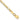 10k Yellow Gold Flat Figaro Chain - 2.75mm Stylish Link Necklace - Image 1