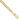 10K Gold 3mm Flat Figaro Chain for Effortless Style - Image 1