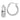 10k White Gold Classic Hoop Earrings for Effortless Style - Image 1
