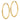 10k Gold Polished Round Hoop Earrings - 35mm Endless Style - Image 2
