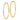 10k Gold Polished Round Hoop Earrings - 50mm Endless Style - Image 2