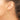 10k Gold Polished Round Endless Hoop Earrings - 55mm - Image 3