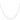 10K White Gold 1mm Singapore Chain Necklace - Modern Minimalist Style - Image 2
