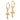 10K Two-Tone Heart & Cross Leverback Earrings for Everyday Style - Image 2