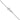 10K White Gold Delicate Box Chain Necklace - Image 3