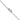 10k White Gold Minimalist Box Chain Necklace - Image 3
