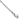 10k White Gold Box Chain Anklet - Modern Minimalist Style - Image 1