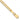 10K Gold 3mm Open Concave Curb Chain Necklace - Image 1