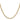 10K Gold Open Concave Curb Chain Necklace - 3.8mm Modern Style - Image 2