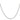 10k White Gold 16" Round Open Link Cable Chain - Image 2