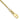 10k Yellow Gold 1.8mm Forzantine Cable Chain Anklet - 10 Inch Statement Piece - Image 1